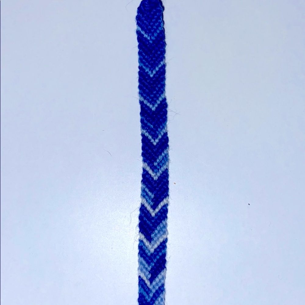 Blue Tie-On Bracelet
